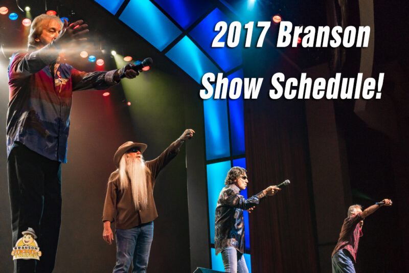 The Oak Ridge Boys 2017 Branson Show Schedule