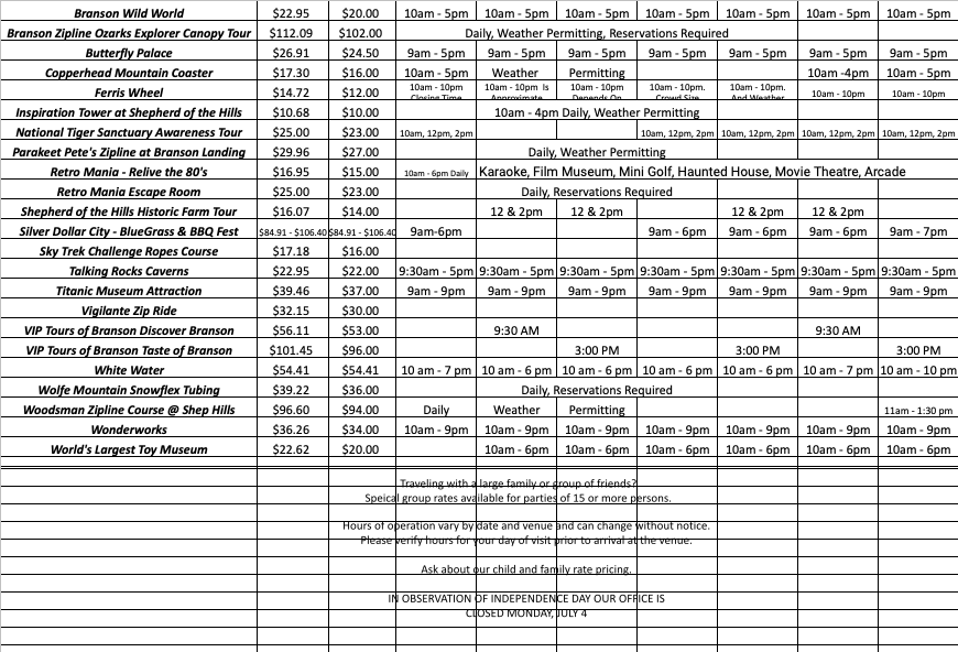 Sight And Sound Branson 2024 Schedule Pdf Download Nonah Annabela