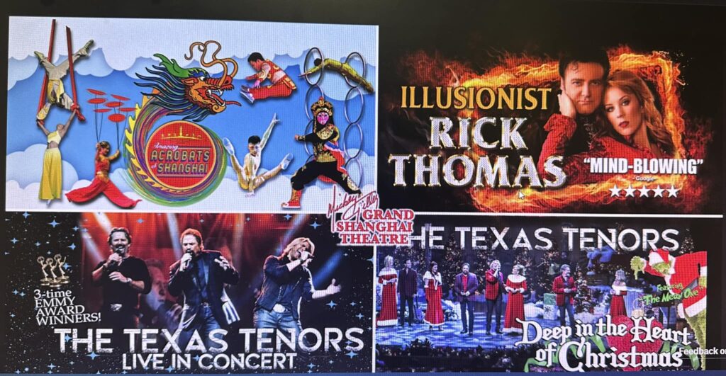 Texas Tenors Rick Thomas Acrobats of Shanghai Christmas Shows in Branson, MO 2024