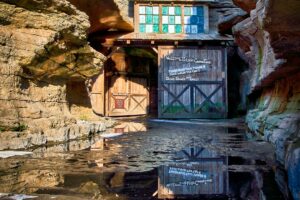 Top of the Rock Lost Canyon Cave & Nature Trail in the Ozark Mountains of Ridgedale, Missouri at Top of the Rock.